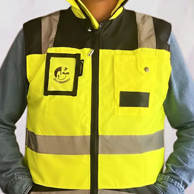 Chaleco De Seguridad Industrial Reflejante Jyrsa Premium Amarillo Con Negro S | MercadoLibre