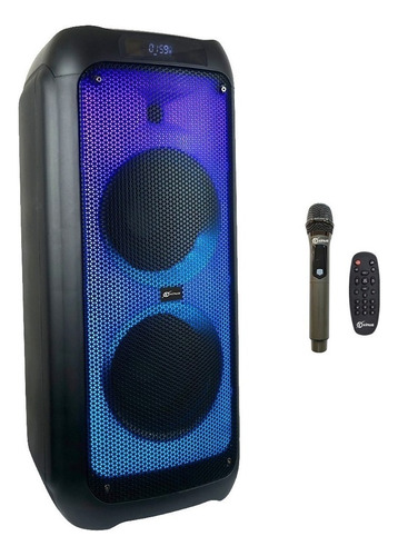 Parlante Portatil Xinua Bluetooth Karaoke Mic Luz Rgb 3500w