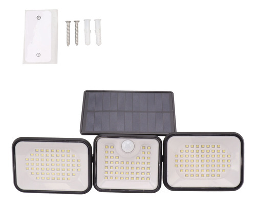 Sensor De Movimiento Solar Para Exteriores, 180 Led, 6000 A