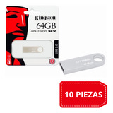 10 Memorias Usb Kingston Datatraveler Se9 G2 Dtse9g2 64gb