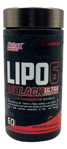Nutrex Lipo 6 Black Ultra Concentrate Quemador
