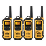 4 Rádios Comunicadores Intelbras Rc4102 Ip67 Uhf 26 Canais