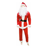 Disfraz De Santa Claus Hombre Navidad Pastorelas Adulto Completo