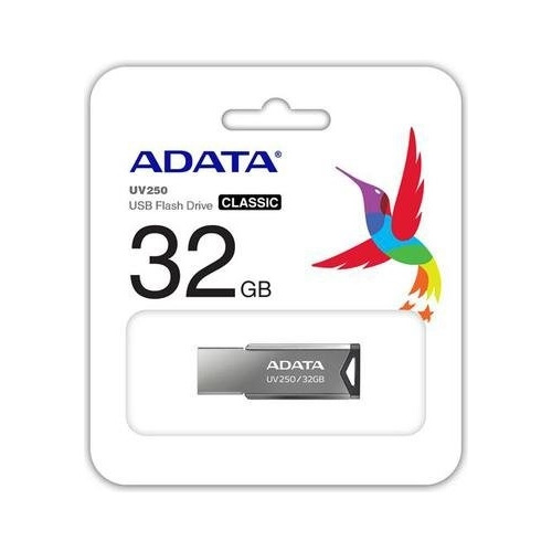 Memoria Flash Adata Auv250-32g-rbk Plata 32gb Usb 2.0 