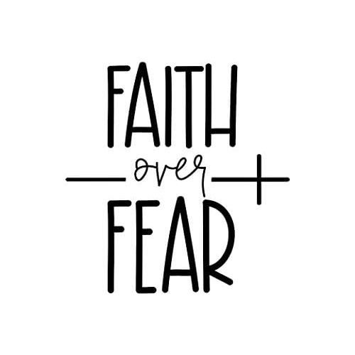 Calcomanía De Vinilo  Faith Over Fear  Mkr | Coches, C...