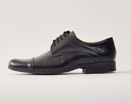 Zapato Charles, Hombre, Vestir, Cordones, Cuero, Negro Equus