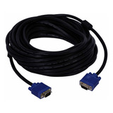 Cabo Vga X Vga 20 Metros Profissional Blindado 20m Pc -