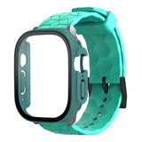 Funda + Correa Para Apple Watch  Pulsera De Silicona Con Pat