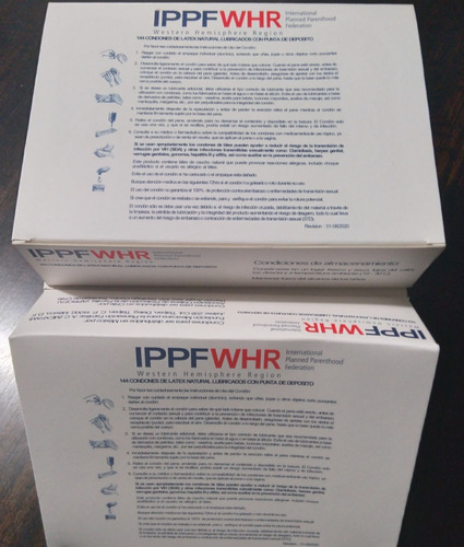 Preservativos Ippf Caja Con 144 Unidades.