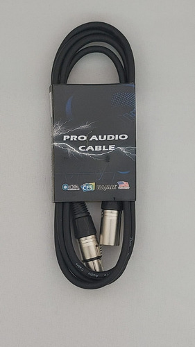 Cable Para Micrófono Profesional Canon Pro Audio De 1.80 Mts