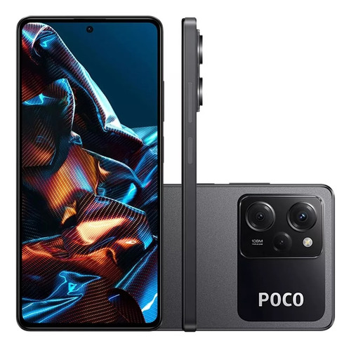 Poco X5 Pro 256 Gb 8 Ram Preto 5g Nfc + Nf + Fone Bluetooth