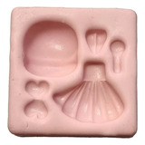 Molde Silicone Aplique Menina Linda 6