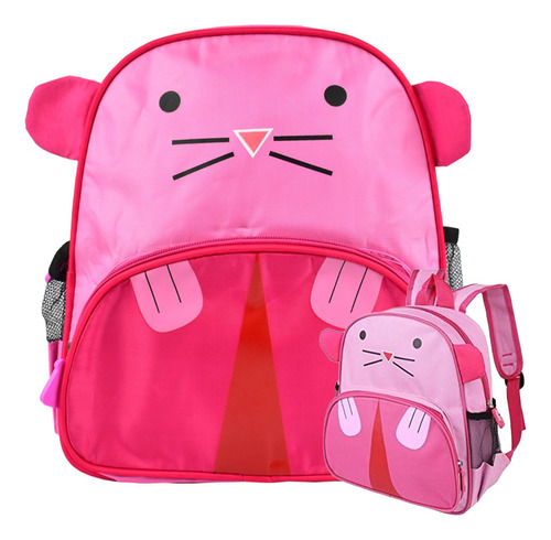 Mochila Jardin Infantil Escolar Animales Reforzada Nene Nena