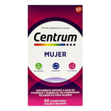 Centrum Mujer Multivitaminico Multimineral X 60 Comprimidos