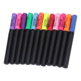 Set De Delineador De Ojos De 12 Colores, Fluorescente Uv, De