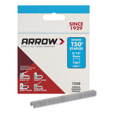 Grapas T50 De 5/16'' Arrow 1851 Pack X2 Unidades De 1250 C/u