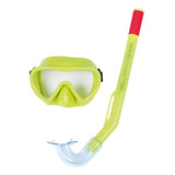 Kit De Buceo Snorkel Clasico Kids 24036 Verde Bestway