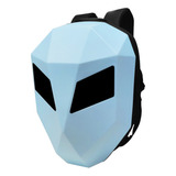 Mochila Motociclista Con Ojos Led Impermeable Para Casco