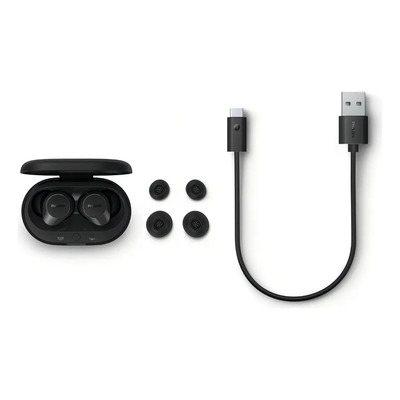 Audífono True Wireless Bluetooth Philips TAT1209BK Negro Luz Blanco | Envío gratis