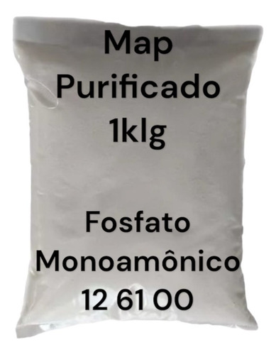 Agroadubo Fertilizante Map Purificado 1kg Fosfato Monoamônico 12 61 00