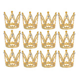 12 Pcs Diadema Completa Con Forma De Corona De Reina De Cri