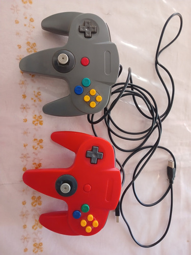 Lote 8 Joysticks Replica Sega Snes N64 Gamecube Usb Emulador