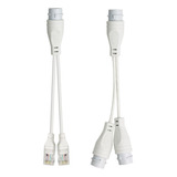 Conector De Cableado De Red Poe Splitter Rj45 2 En 1 Para Se