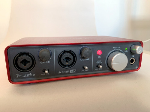 Interfaz De Audio Focusrite, Mod.: Scarlett 2i2 2nd Gen