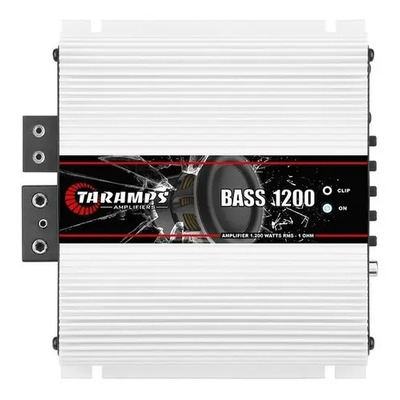 Módulo amplificador automotriz Taramps Bass 1200 de 1 ohmio y 1200 W | Meses sin interés