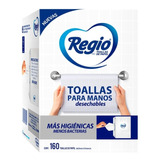 Toallas De Papel Regio (( 160 Toallas Desechables ))