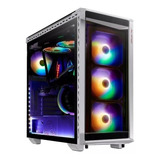 Gabinete Gamer Xpg Battlecruiser Blanco Cristal Templado 3.1