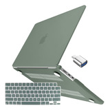 Funda Batianda Para Macbook Air 13 M2 + C/teclado Green