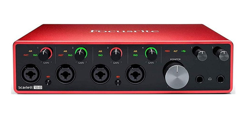 Interfaz De Audio Focusrite Scarlett 8i6 100v/240v 3.ª  Gen