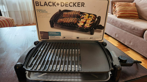 Parrilla Y Plancha Eléctrica Black+decker Control Temp Ig201