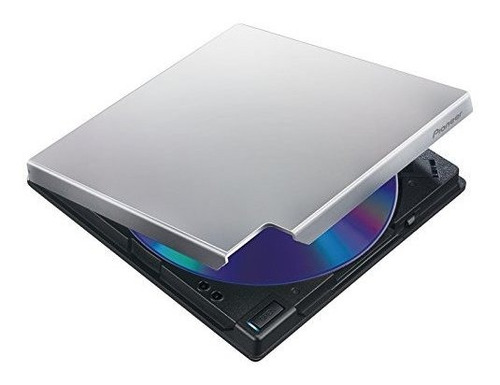 Lector Blu-ray Externo Delgado Pioneer Bdr-xd05s Plata