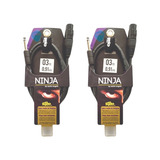 2 Cabos  Mic. Santo Angelo Ninja Hg P10 X Xlrf B 03ft 0,9m