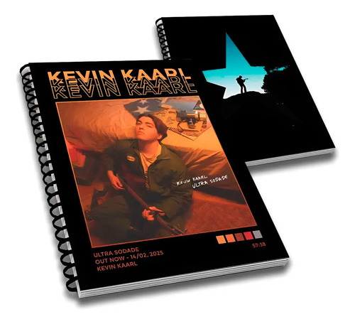 2 Libretas Kevin Kaarl Album Music Cuaderno Profesional