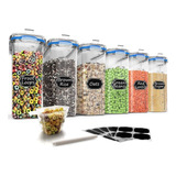 Envases De Plastico De Cereales Conjunto   Grandes Co