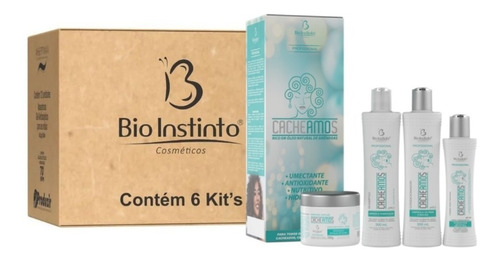 Kit Capilar Cacheamos Atacado Bio Instinto - 6 Kits