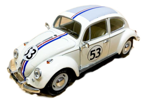 Vw Escarabajo Herbie 53 Cupido Motorizado 1:24 Kinsmart