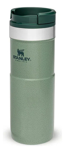 Vaso Botella Stanley 591ml Verde Travel Mug Cierre Hermético