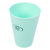 Vaso Moderno 450cc Verde Agua Plastico Crom