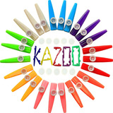 Kazolo Plastico 80 Piezas + 40 Piezas Flautas + Colores Seo