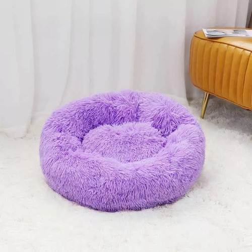 Cama Felpa Antiestres 60cm L Mascota