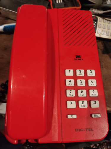 Teléfono De Casa Fijo Digitel Color Rojo