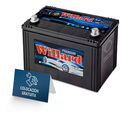 Bateria Willard Ub425 12x45 Colocacion A Domicilio Gratis!