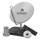 Kit Antena Parabóica Vivensis Tv Sat Vx10