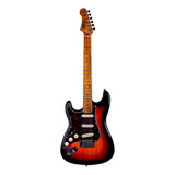 Jet Guitars Js300 Lh Snb Guitarra Eléctrica 6 Cuerdas Zurdo Color Marrón