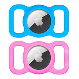 2 Fundas Protector Compatible Con Airtag Mascota Perro Gato