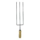 Utensílio Para Churrasco - Espeto Triplo Com 67 Cm